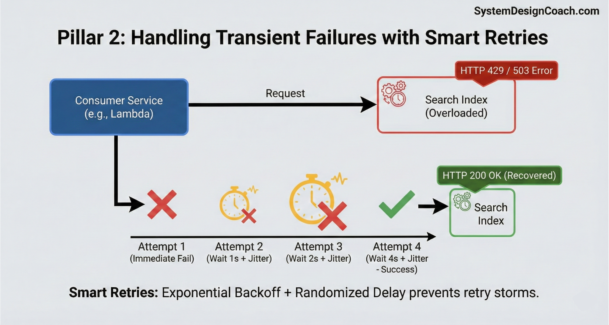 Handling transient failures
